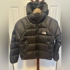 Women’s North Face Hydrenalite Goose Down Hooded Black Winter Jacket size Small